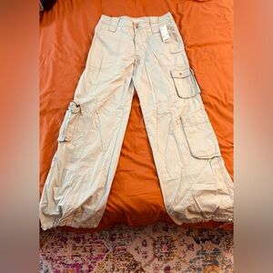 Urban Outfitters light green parachute cargo pants